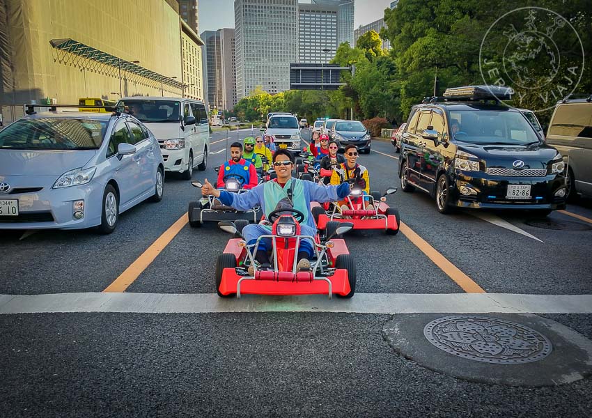 Carreras de Mario Kart en las calles de Shibuya.