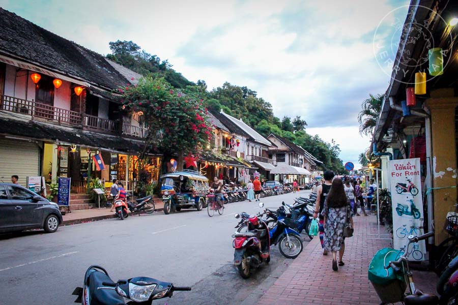 Calle de Luang Prabang