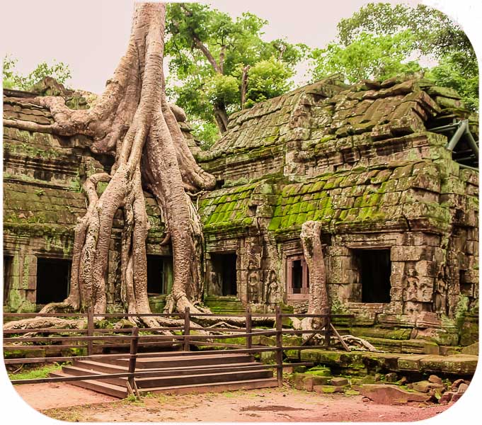 Templo de Ta Prhom en Angkor.