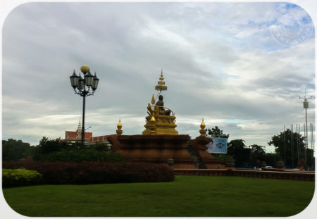Monumento en Phnom Penh, Camboya