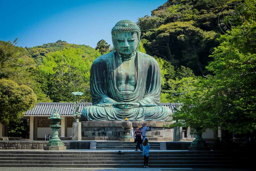 Gran Buda de Kamakura , Templo Kotoku in, Japón