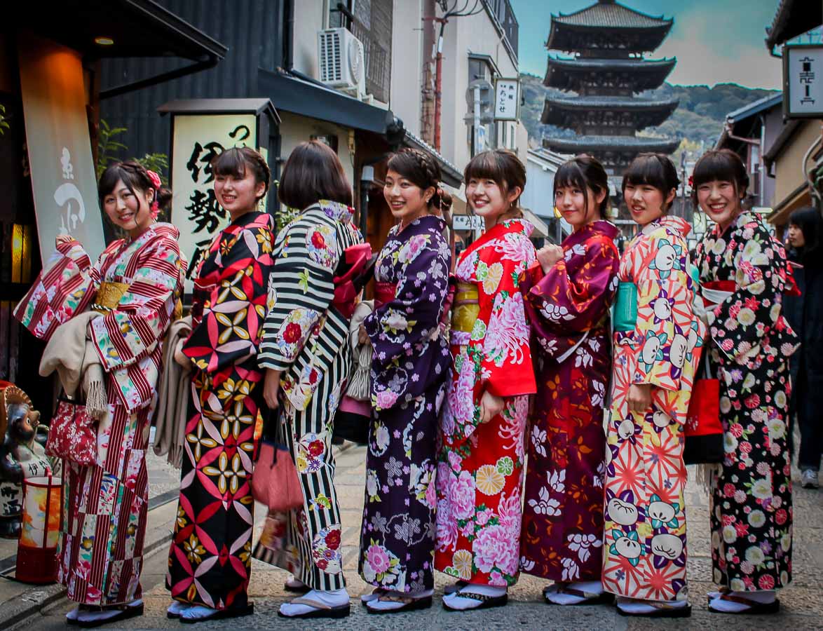 Viajar a Japon, kimono, kioto