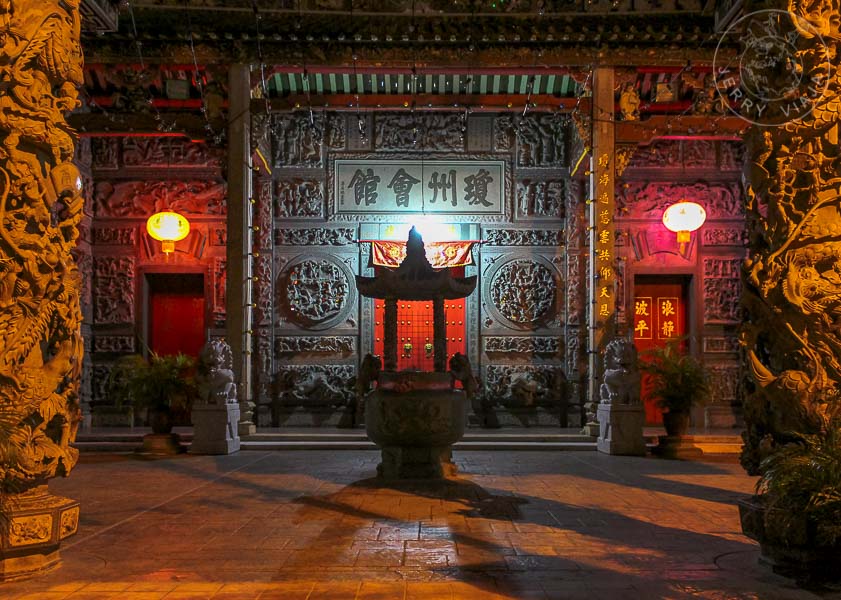 Templo chino en Georgetown, Penang, Malasia