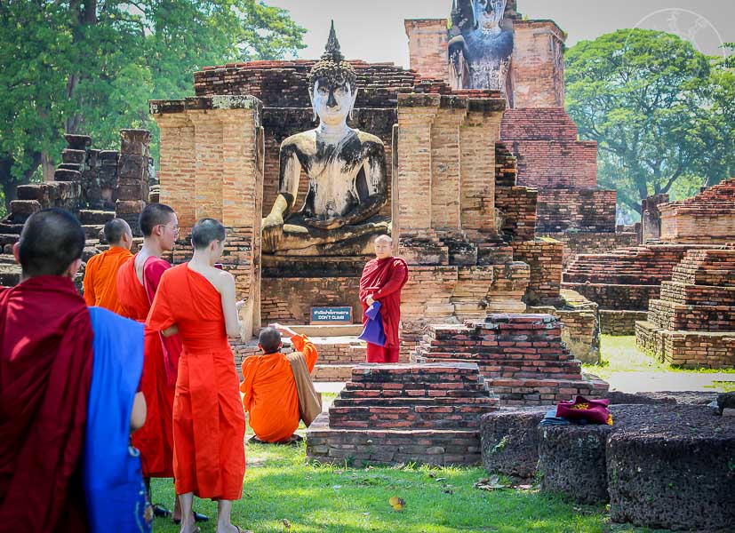 Wat Mahathat, Sukhothai, Tailandia