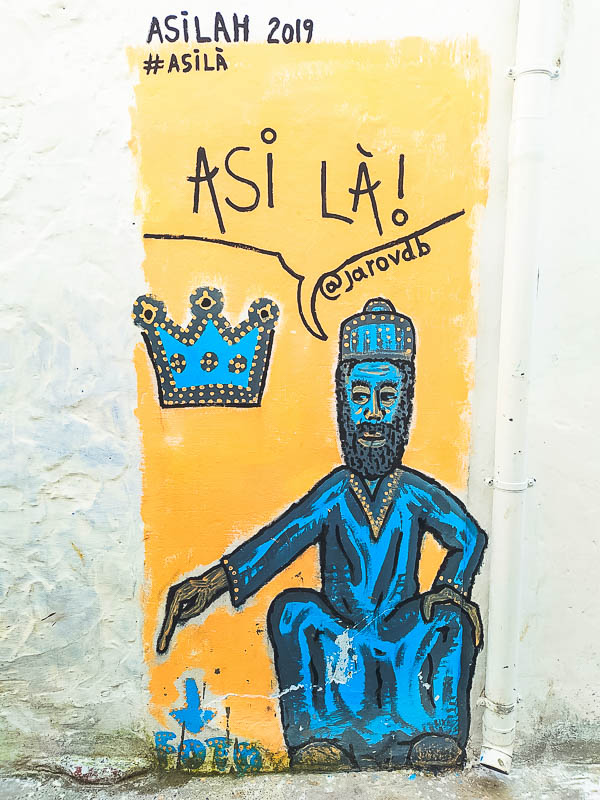 Mural artístico de Acila, Marruecos