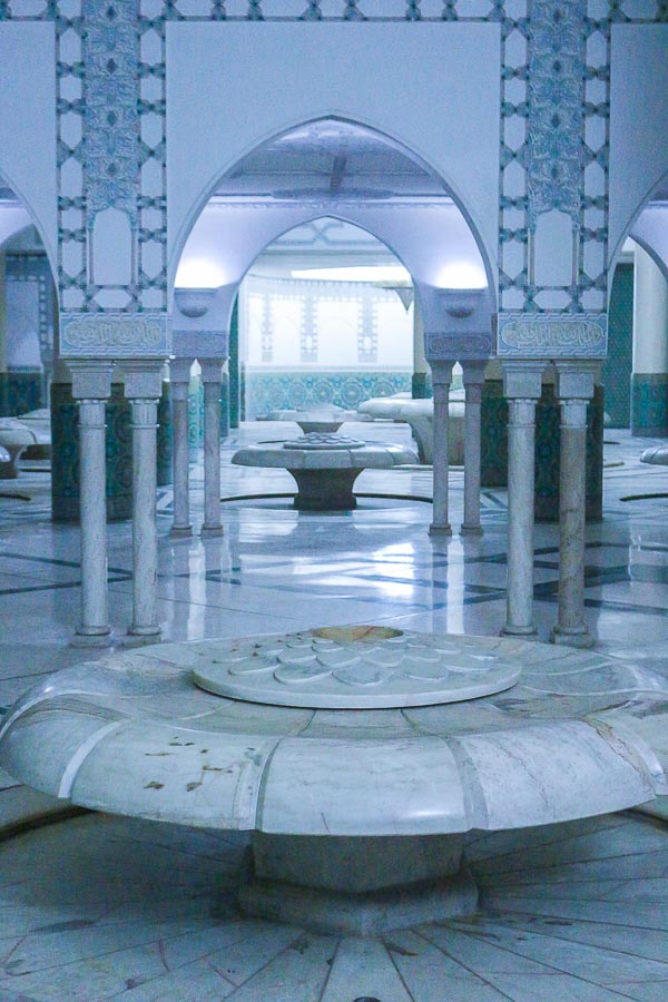 Sala de Abluciones Mezquita de Hasan II, Casablanca, Marruecos