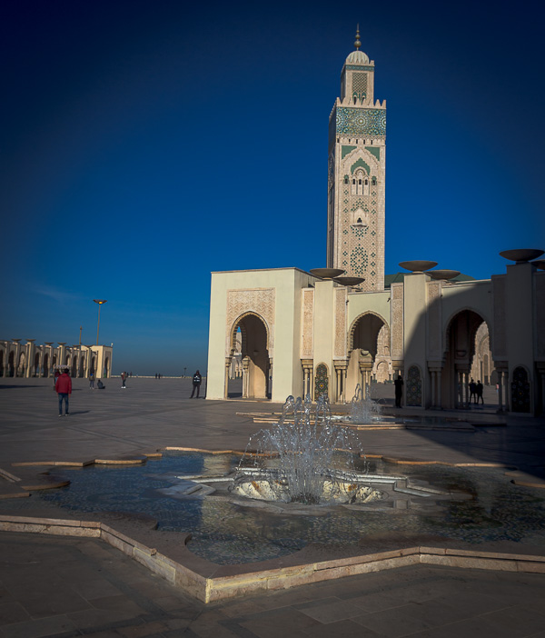 Minarete de la Mezquita de Hasan II, Casablanca, Marruecos