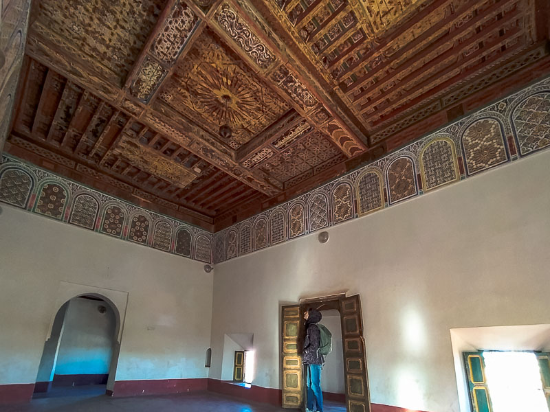 Interior de la Kasbah Taourirt, Ourzazate, Marruecos