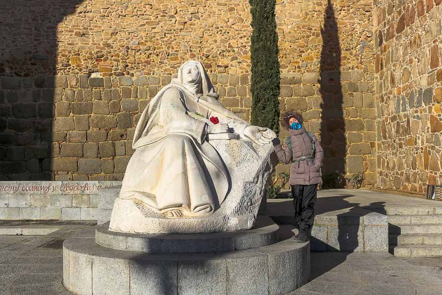 Monumento a Santa Teresa de Jesús. "La Palomilla". Ávila, Castilla y León, España