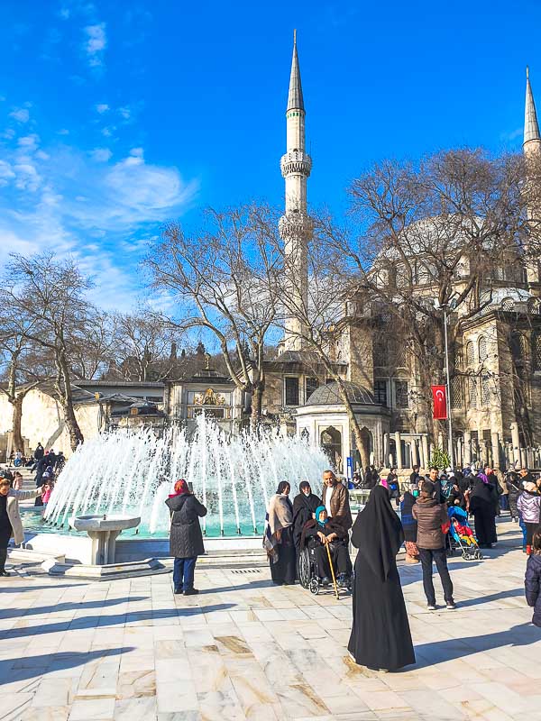 Mezquita y fuente de Eyüp Sultan Estambul Turquia