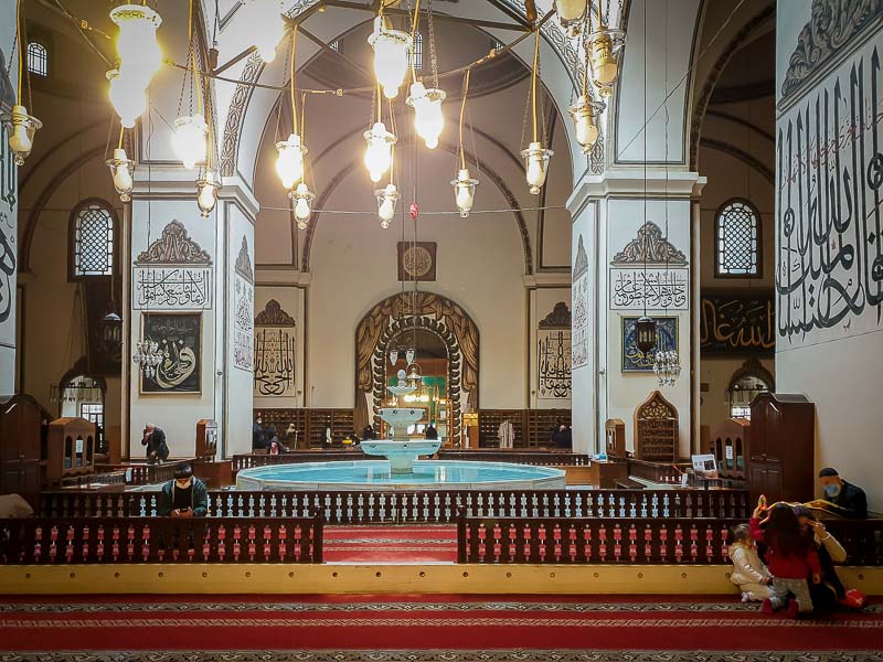 bursa turkey mosque fountain