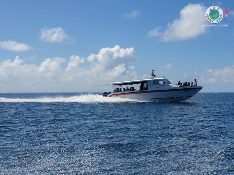 tour speedboat from Mafushi. Maldives Islands